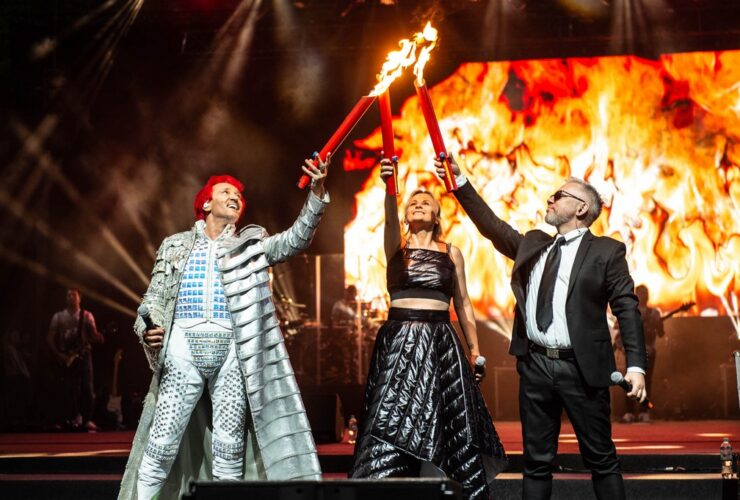 zespół ich troje na scenie