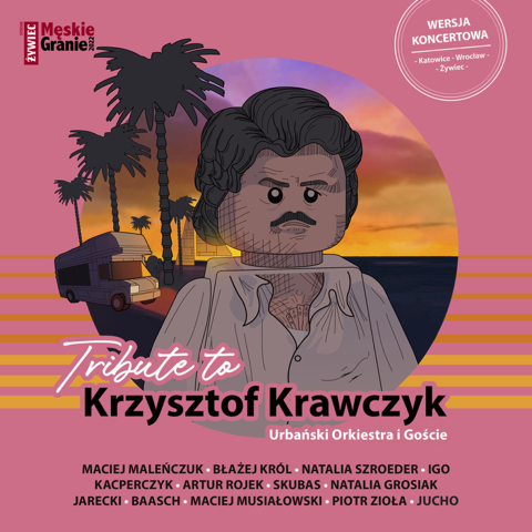 Okładka płyty Tribute do Krzysztof krawczyk w wersji lego