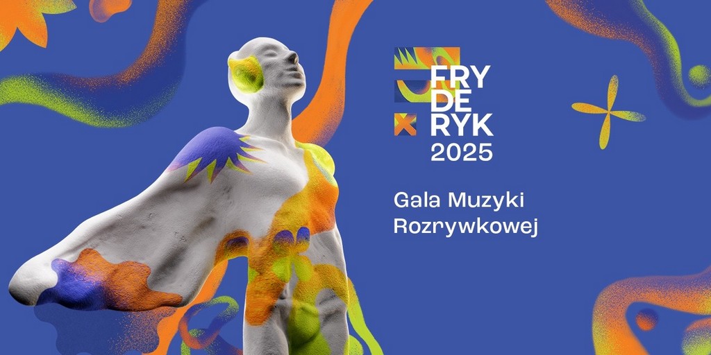 grafika z napisem Fryderyk 2025, Gala Muzyki Rozrywkowej